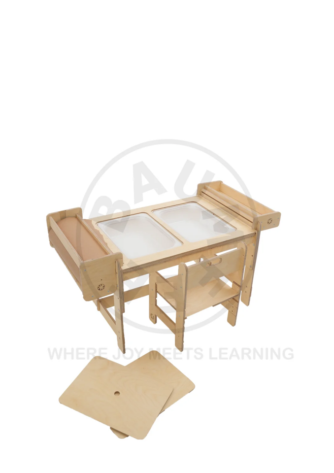 BAUMFEE JUNİPERUS AHŞAP AKTİVİTE VE ETKİNLİK MASASI