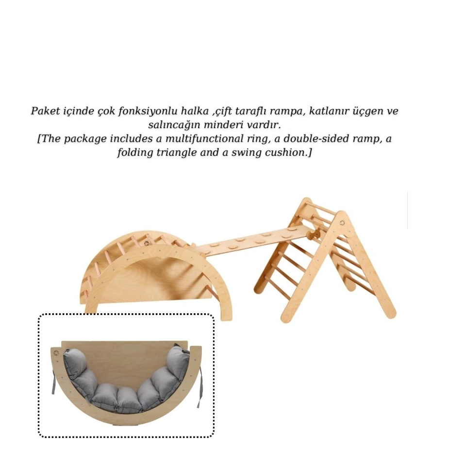 BAUMFEE PİKLER SETİ ( L MODEL) Gri