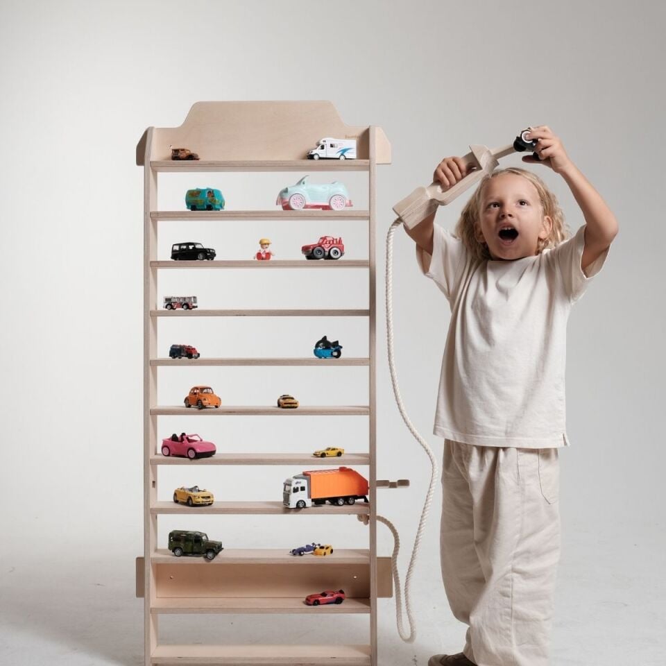 BAUMFEE  Garaj ,Araba rafı, arabalar için ahşap raf