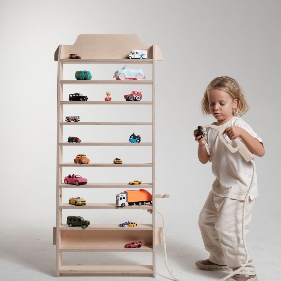 BAUMFEE  Garaj ,Araba rafı, arabalar için ahşap raf