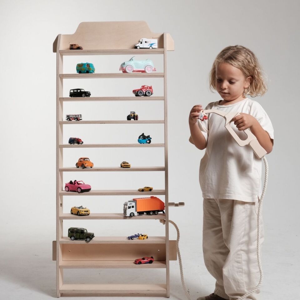 BAUMFEE  Garaj ,Araba rafı, arabalar için ahşap raf