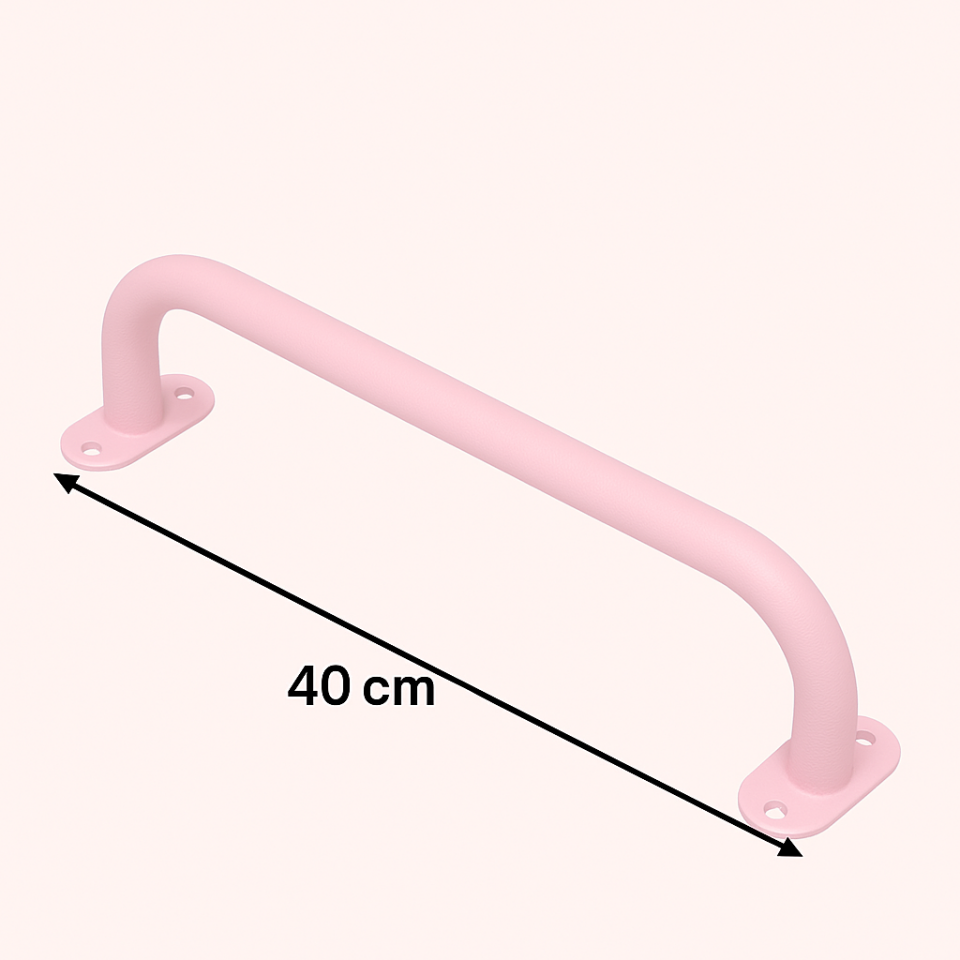 BAUMFEE ÇOCUK TIRMANMA BARI ,MONKEY BAR (40cm) pastel pembe