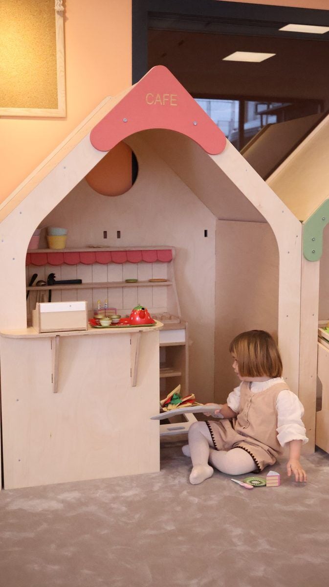 OLIVE Ahşap Meslek Evi | Çocuk Kafe Oyun Alanı