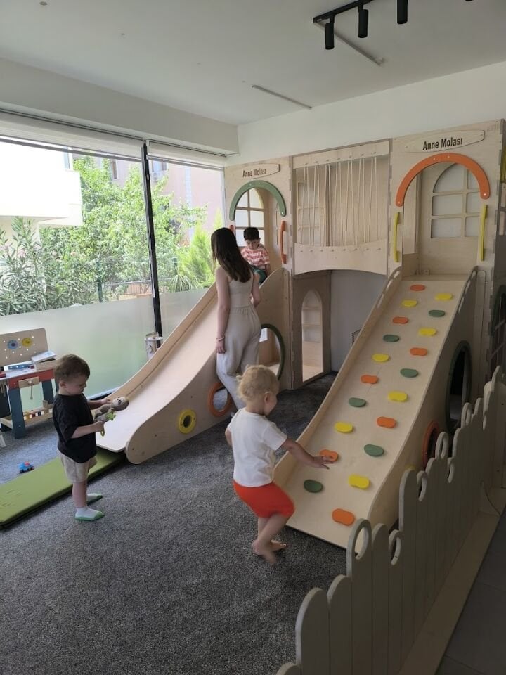 TAMARIX Montessori Ahşap Oyun Parkı | 5'li Oyun Alanı