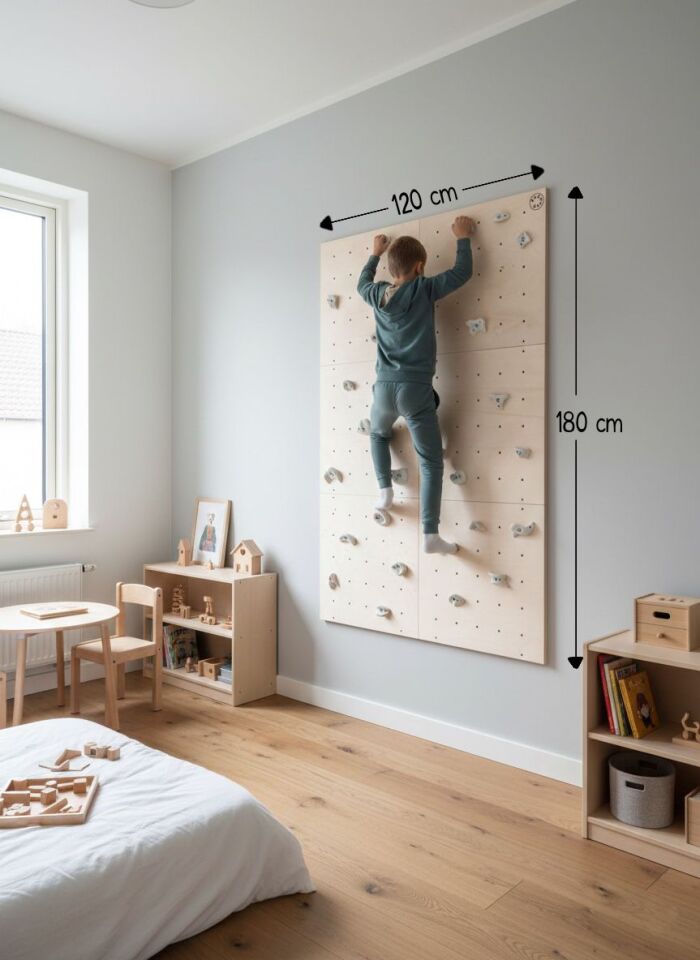 Baumfee  Naturel Tırmanma Duvarı 6lı -120cm*180cm