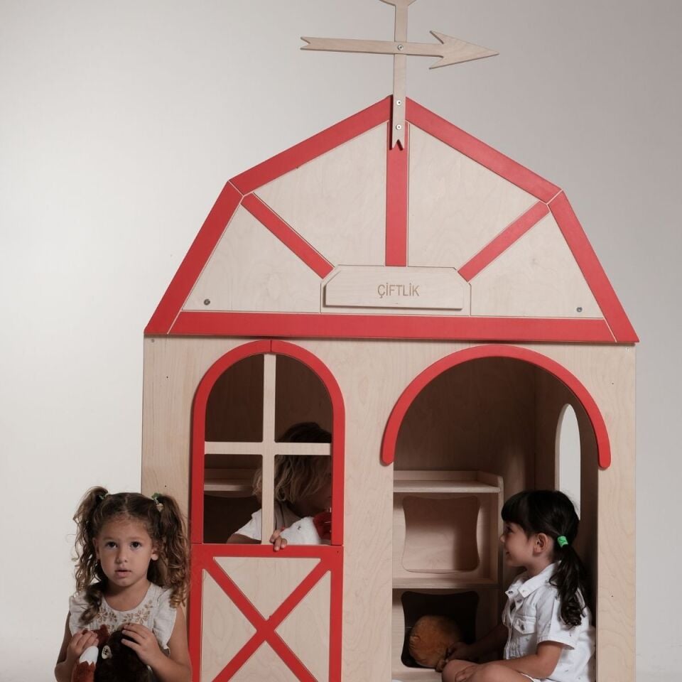 POPLAR Ahşap Meslek Evi | Çocuk Çiftlik Evi