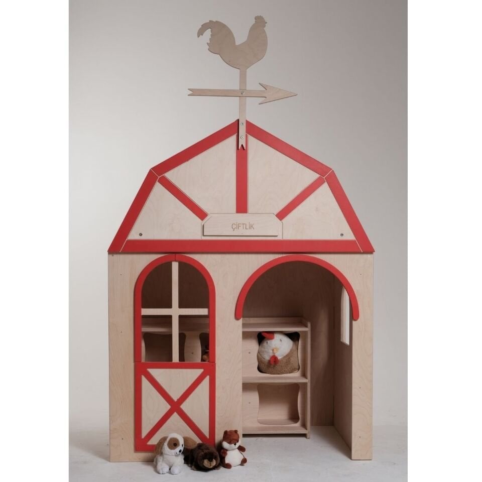 POPLAR Ahşap Meslek Evi | Çocuk Çiftlik Evi