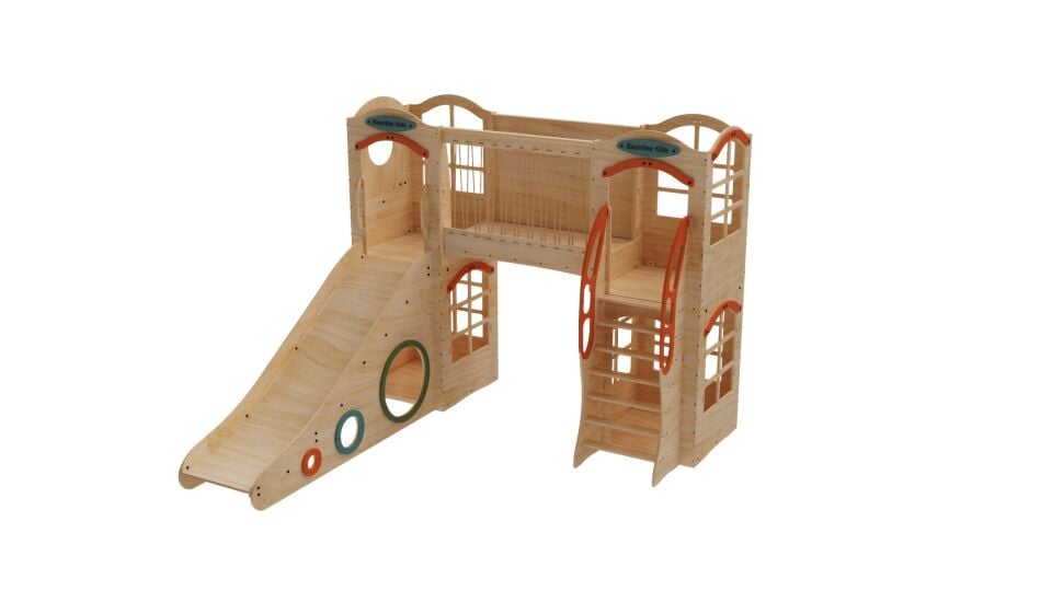 CYPRESS 5'li Ahşap Oyun Parkı | Montessori Oyun Alanı