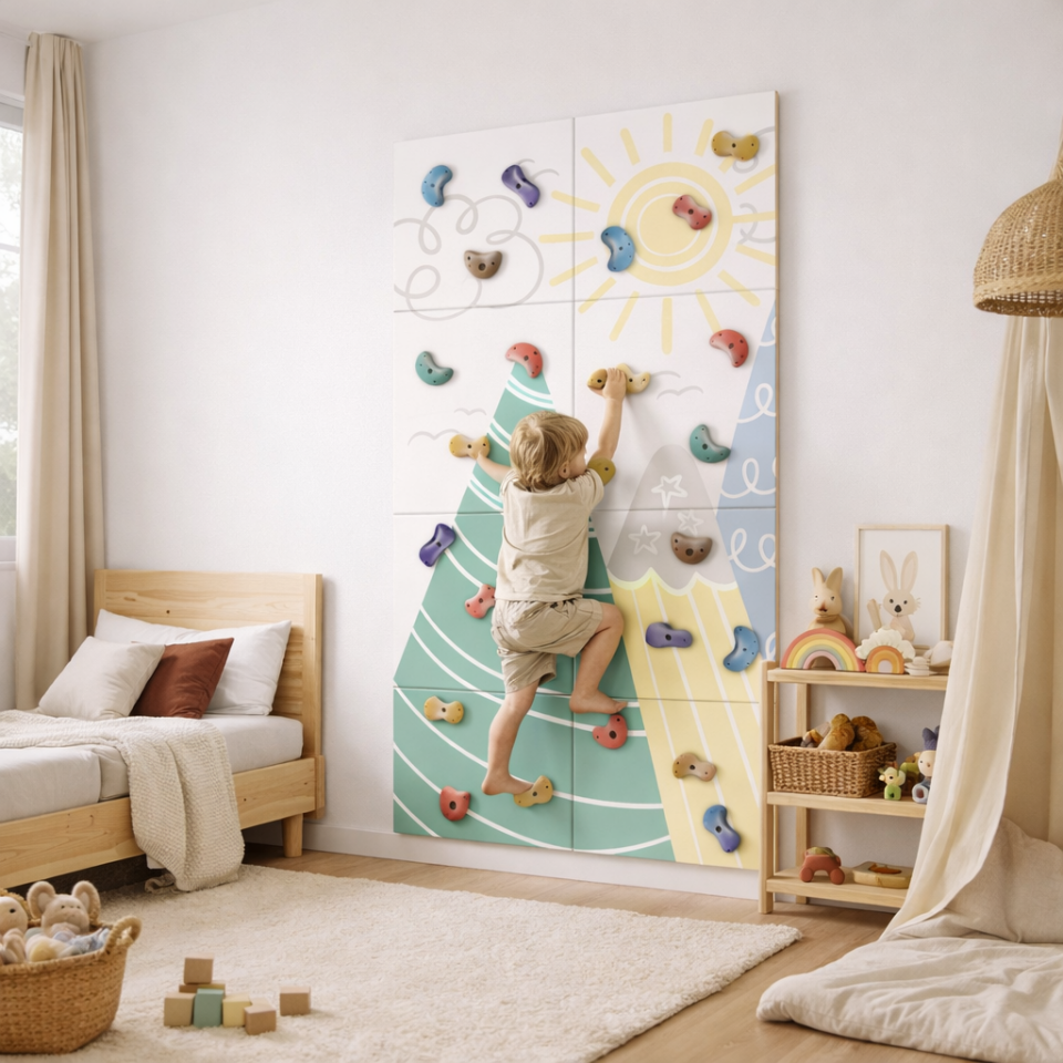 SOFT DAĞ TEMALI TIRMANMA DUVARI 120 CM *240 CM