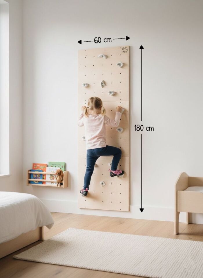 Baumfee Naturel Tırmanma Duvarı 3lü -60cm*180cm