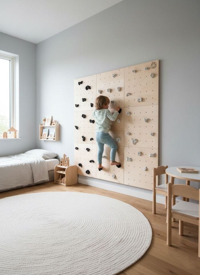 Baumfee Naturel Tırmanma Duvarı 9lü -180cm*180cm