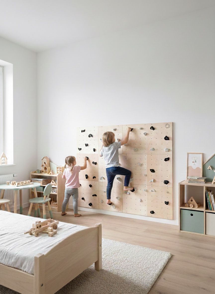 Baumfee Naturel Tırmanma Duvarı 12lü -180cm*240cm