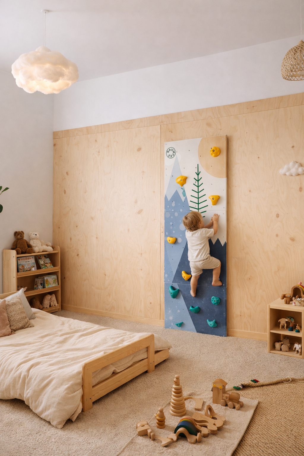 BAUMFEE TIRMANMA DUVARI DAĞ ŞEKİLLİ 60cm*180cm