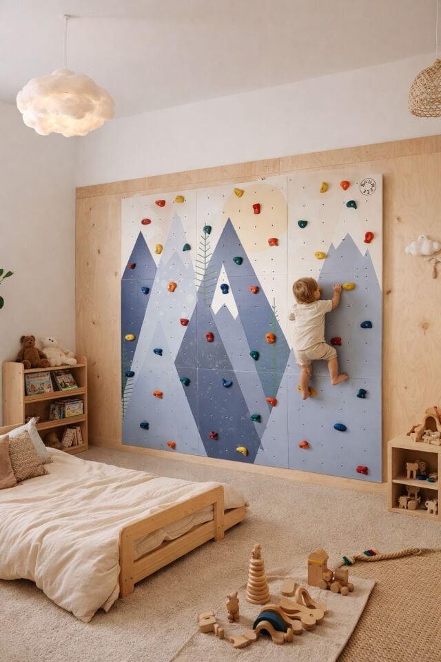 BAUMFEE TIRMANMA DUVARI DAĞ ŞEKİLLİ 180cm*180cm