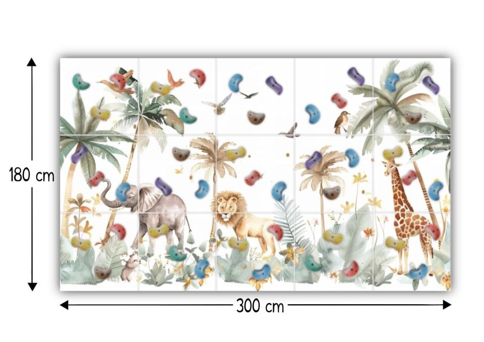 BAUMFEE TIRMANMA DUVARI ORMAN TEMALI 180cm*300cm