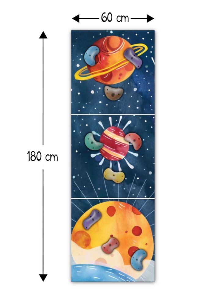 BAUMFEE TIRMANMA DUVARI UZAY KOLEKSİYONU 60cm*180cm