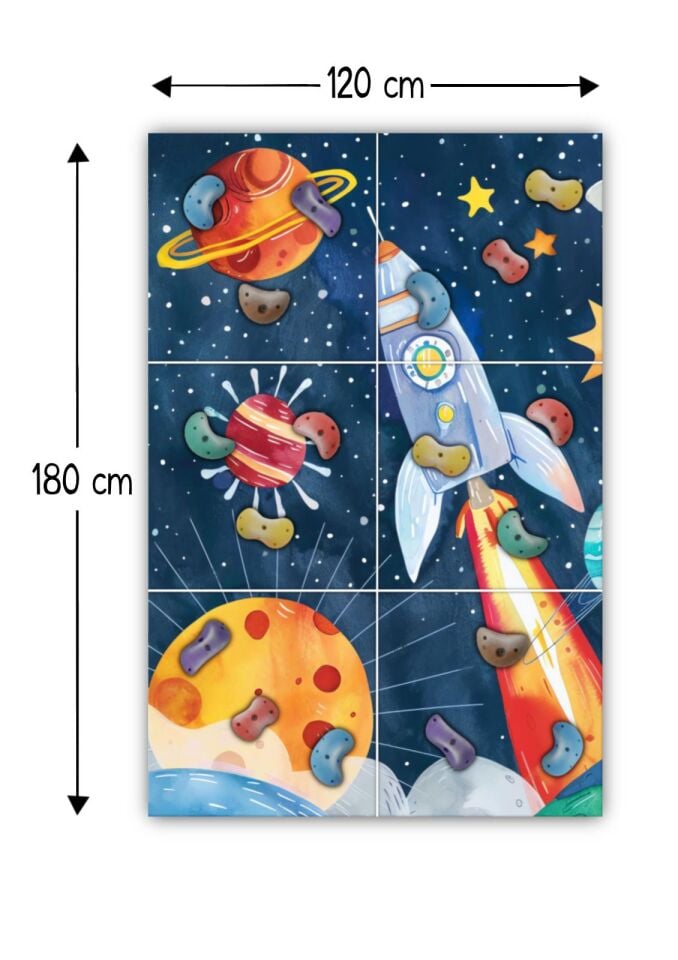 BAUMFEE TIRMANMA DUVARI UZAY KOLEKSİYONU 120cm*180cm