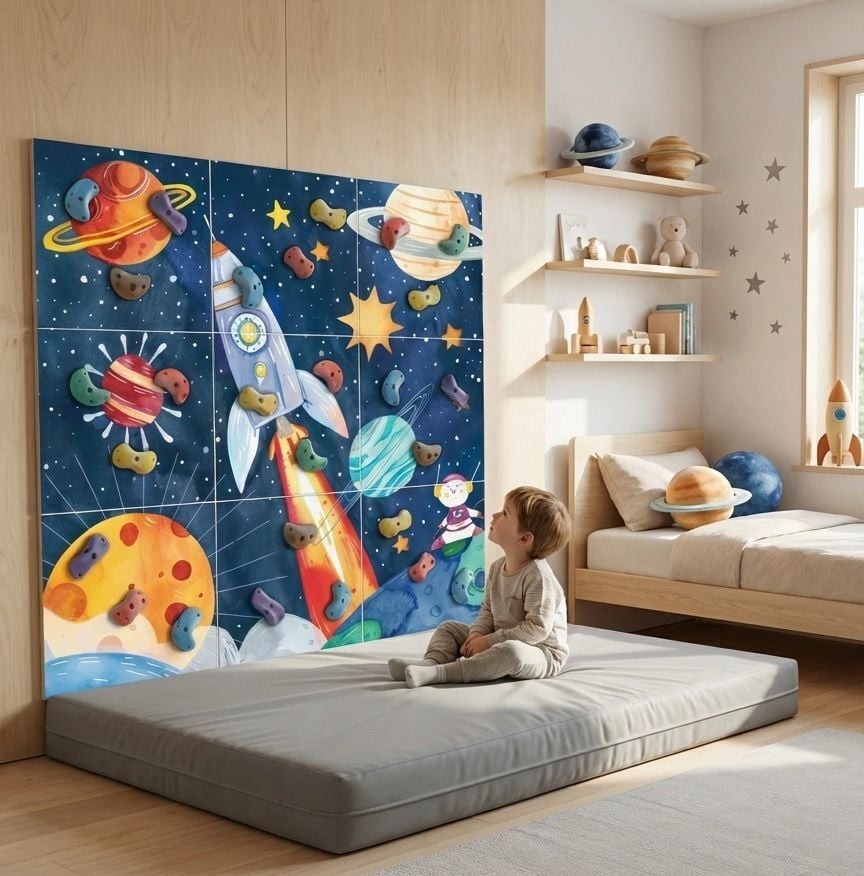 BAUMFEE TIRMANMA DUVARI UZAY KOLEKSİYONU 180cm*180cm