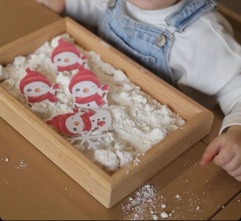 BAUMFEE Montessori Ahşap Sunum Tepsisi 20×30 cm – Kişiye Özel