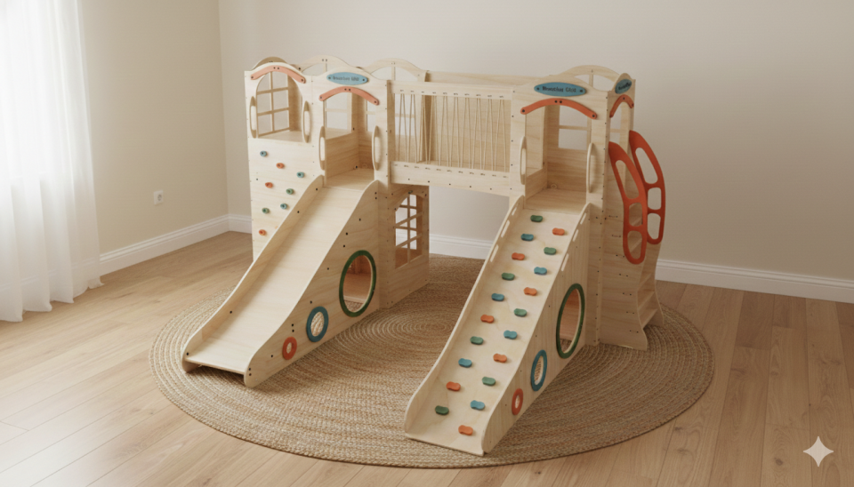 Baumfee CEDRA Oyun Parkı 7’lı Set – İç Mekân Oyun Alanı