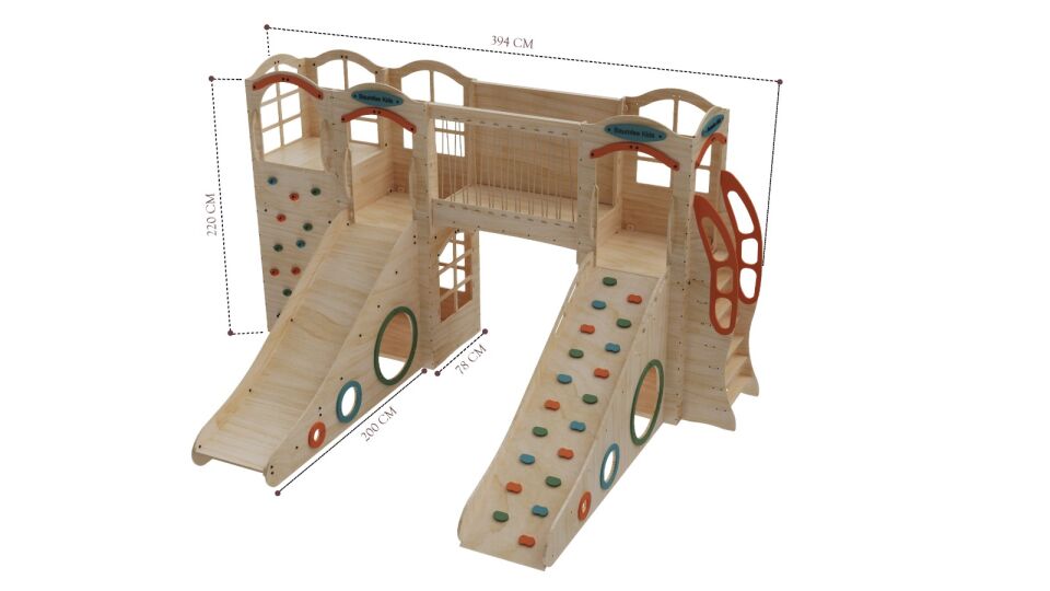 Baumfee CEDRA Oyun Parkı 7’lı Set – İç Mekân Oyun Alanı