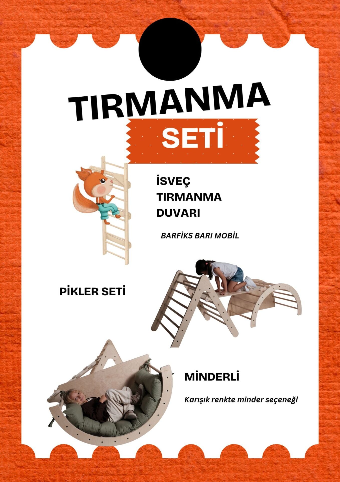 KÜÇÜK TIRMANMA OYUN ALANI PAKETİ